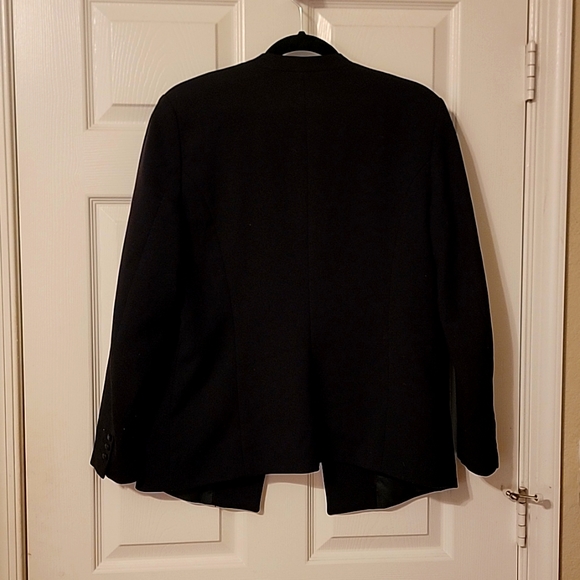H&M Collarless Double Breasted Open Blazer - Picture 2 of 3